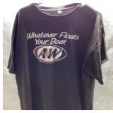 A&W T-Shirt and Two Logo Glass Mugs Set