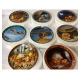 8 Garfield Collector Plates by The Danbury Mint