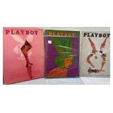 3 Vintage Playboy Magazines: August 1965, Gala Chr