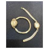 Two Vintage Womenï¿½s Watches by Benrus and Hamilton