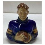 Ceramic Football Player Figurine, Approximately 6