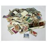Small Box Full of Vintage Postage Stamps