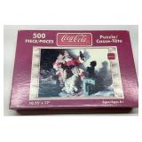 Coca-Cola 500-Piece Puzzle of Santa with Unopened