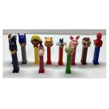 Pez Collection Featuring Assorted Character Dispen