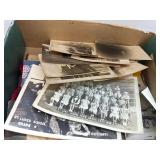 Ephemera with Photo Postcards and 1940s School Rep