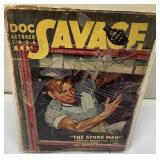 Doc Savage October 1939 ï¿½The Stone Manï¿½ Pulp Magaz