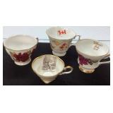 Fine Bone China Cups Featuring Royal Gregg and Roy
