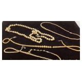 Pearl Necklaces in Varied Sizes and Styles