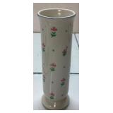 FTD Ceramic Vase with Floral Design, 6 1/2 Inches