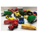 Toy Vehicles with Various Models and Types