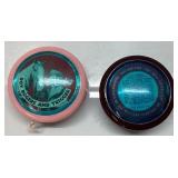 Two Vintage Duncan Yo-Yos with Boy Scouts and Tric