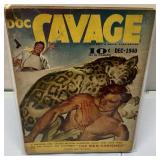 Doc Savage December 1946 Pulp Magazine Featuring T