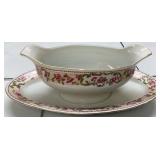 Rosenthal Bavaria Gravy Boat with Attached Underpl