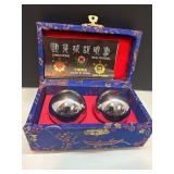 Chinese Baoding Balls in Decorative Box