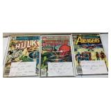 3 Marvel Comic Books Including Hulk, Team-Up, and