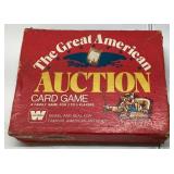 The Great American Auction Card Game by Whitman