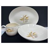 Homer Laughlin Rythm Golden Wheat Serving Pieces