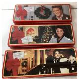 Three Elvis Presley-Themed Decorative Tins