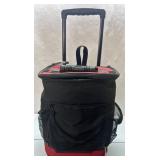 Insulated Cooler on Wheels with Telescoping Handle