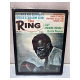 Framed June 1971 Cover of The Ring Magazine Featur