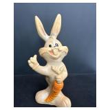 Vintage Rubber Buggs Bunny Rabbit Figurine Holding