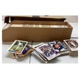 Box Full of Unchecked Baseball and Basketball Card