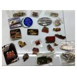 Racing Pins and Assorted Collectible Pins