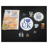 Vintage University of Kentucky Pins and Memorabili