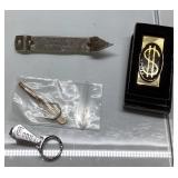 Miscellaneous Items Including Wall Hook, Novelty M