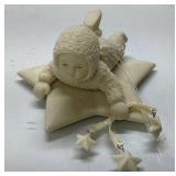 Enesco Resin Baby Figurine Lying on a Star