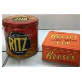 Collectible Ritz and Reeseï¿½s Decorative Tins