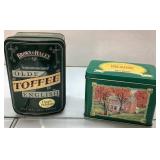 Two Collectible Tins: Brown & Haley Toffee and Fou
