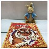 Circus Coloring Book with Peter Rabbit Plush Toy