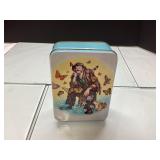 Decorative Tin Box With Stationery Set Including C