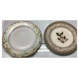 Two Decorative Plates, Both Approximately 8 1/2 In
