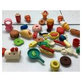 Miniature Food and Kitchen Items in Plastic