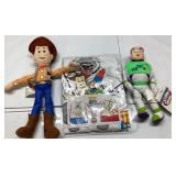 Toy Story Lot with Plush Figures and Bedding Set