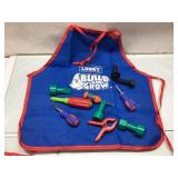 Loweï¿½s Build and Grow Blue Apron With Toy Tool Set