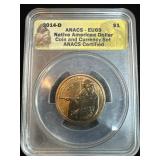 2014-D Native American Dollar ANACS EU69 Certified