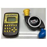 Electronic Hangman Game and Bop It Handheld Game