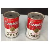 Campbellï¿½s 125th Anniversary Tomato Soup Can Banks
