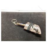 Handmade Miniature Knife with Sheath and Keychain,