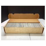 Small Box of Unchecked Racing Cards in Cardboard C