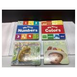 4 Childrenï¿½s Board Books Including Numbers and Col