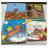 4 Childrenï¿½s Board Books Featuring Animals and Int