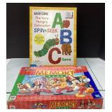 Two Childrenï¿½s Board Games: ABC Spin and Seek & Di