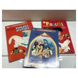3 Disney Unused Activity Books Featuring Dumbo, Pi