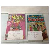Meet Misty #1 (1985) and Scooter #17 (1969) Comic