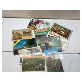 Vintage Postcards Featuring Various Locations and