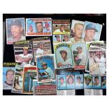 Vintage Baseball Cards Featuring Players from Vari